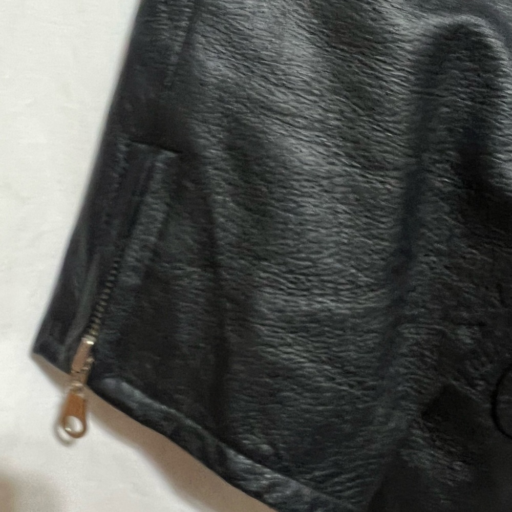Vintage Newport News Genuine Leather Jacket Black With Zipper Closure Size XL - Picture 7 of 10